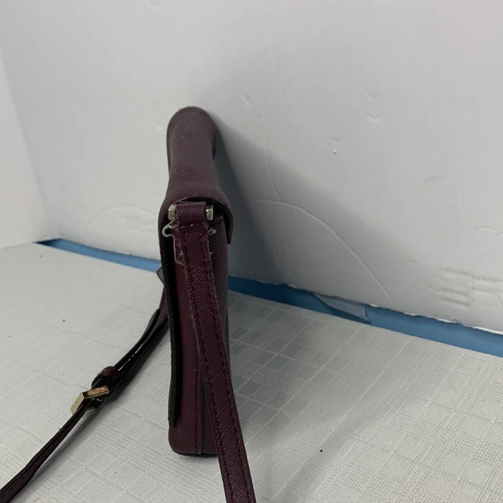 KATE SPADE Newbury Lane Sally Crossbody leather bag mulled wine